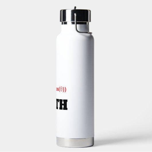 I Polargleichung (Herz) Math Trinkflasche (Links)