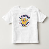 I POOPED TODAY! KLEINKIND T-SHIRT (Vorderseite)