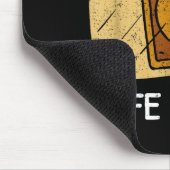 I Practice Safe Decks Trading Card Game Pun Humor Mousepad (Ecke)