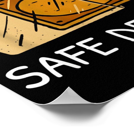 I Practice Safe Deckss Funny Saying Quote Men Wome Poster (Ecke)