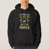 I Prefer Dalmatian Over People Dog Hoodie (Vorderseite)