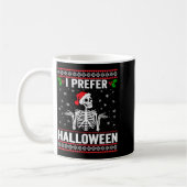 I Prefer Halloween Christmas Sweater Funny Holiday Kaffeetasse (Links)