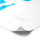 I Prefer It Rough Funny White Water Kayak  Poster (Ecke)