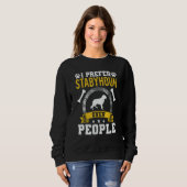 I Prefer Stabyhoun Over People Dog Sweatshirt (Vorne ganz)