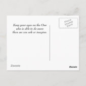 I press Toward the Goal Philippians 3:14 Scripture Postkarte (Rückseite)