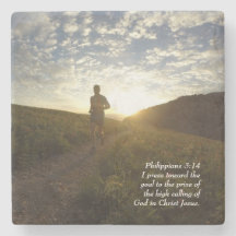 I press Toward the Goal Philippians 3:14 Scripture