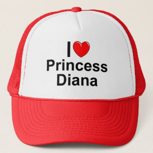 I Prinzessin Diana der Liebe-(Herz) Truckerkappe