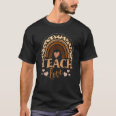 I Promise To Teach Love Black History Valentines T T-Shirt (Vorderseite)