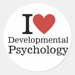 I ❤️ Psychologiestudenten/Fakultät für Entwicklung Runder Aufkleber