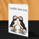 I Puffin Liebe Sie Valentinstag Jahrestag Karte