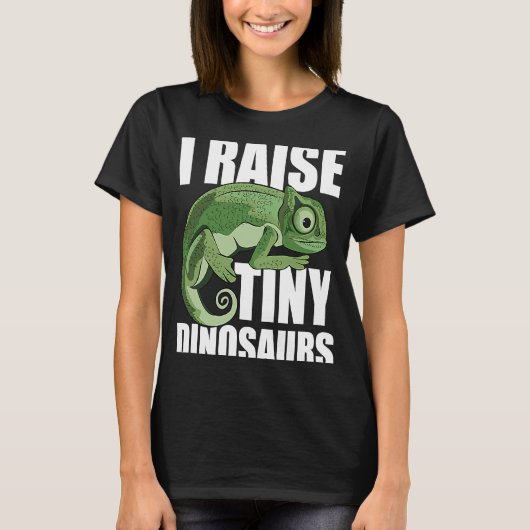 I pull up little dinosaurs  funny chameleon T-Shirt (Vorderseite)