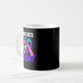 I Punched Thyroid Cancer Funny Thyroid Cancer Surv Kaffeetasse (Vorderseite Links)