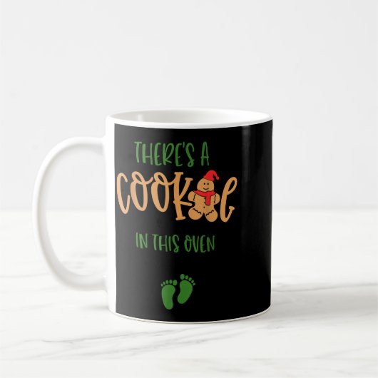 I Put A Cookie In That Oven Couples Christmas Preg Kaffeetasse (Links)