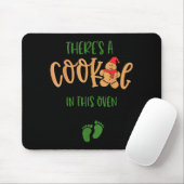 I Put A Cookie In That Oven Couples Christmas Preg Mousepad (Mit Mouse)