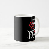 I Put D In Devil Halloween Funny Couple Halloween Kaffeetasse (VorderseiteRechts)