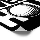 I Put It In Every Hole, Funny Golf Players Costume Poster (Ecke)