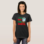I Put Out For Santa Claus Cookie Milk Christmas T-Shirt (Vorne ganz)