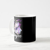 I Put The Boo In Boujee Funny Leopard Boujie Ghost Kaffeetasse (Vorderseite Links)