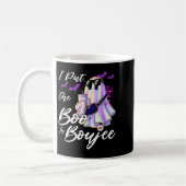 I Put The Boo In Boujee Funny Leopard Boujie Ghost Kaffeetasse (Links)