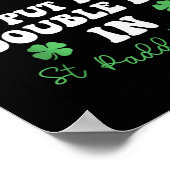 I Put The Double D's In St Paddy's Day Funny St Pa Poster (Ecke)