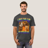 i put the gay in dysleic funny cat meme gift T-Shirt (Vorne ganz)