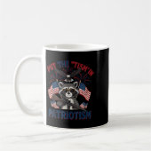 I Put The Tism In Patriotism Athletic Eagle Kaffeetasse (Links)