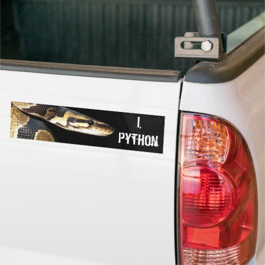 I, Pythonschlange Autoaufkleber (Auf Lkw)