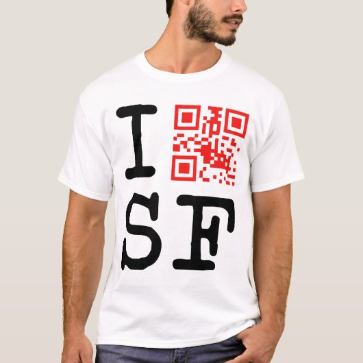 I QRCODE SF T-Shirt (Vorderseite)