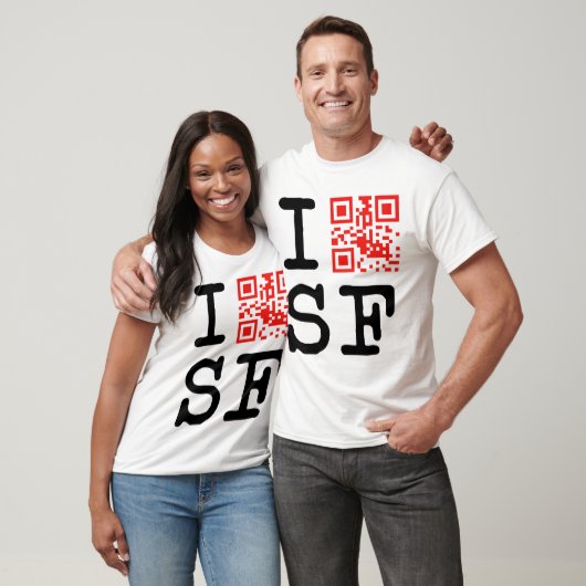 I QRCODE SF T-Shirt (Unisex)