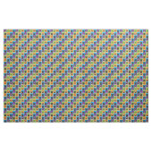 I quadriert Liebe-Mops-Farbe großes Muster Stoff (Yard (91,4 cm))