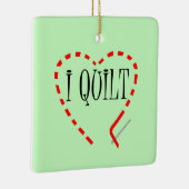 I Quilt Keramikornament (Rechts)