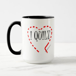 I Quilt Tasse