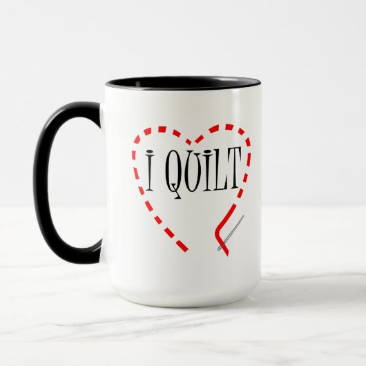 I Quilt Tasse (Links)