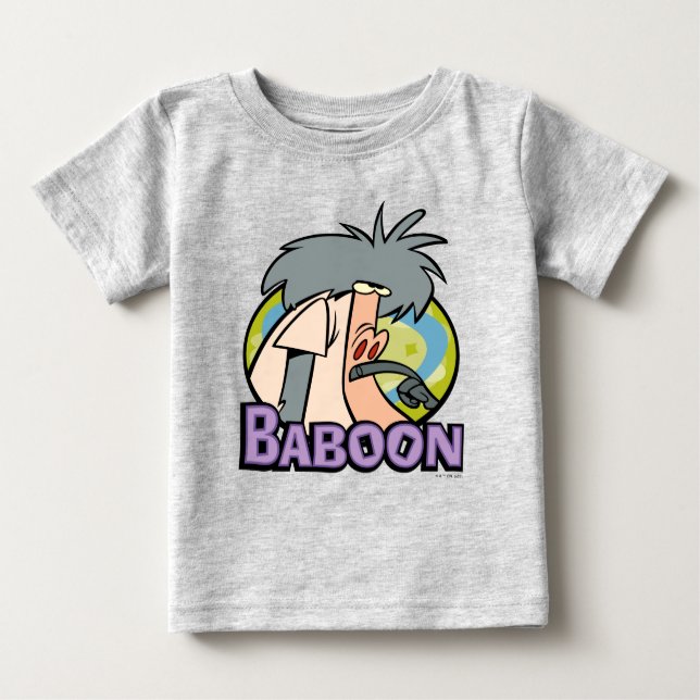 I.R. Baboon Character Abzeichen Baby T-shirt (Vorderseite)