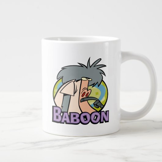 I.R. Baboon Character Abzeichen Jumbo-Tasse (Rechts)