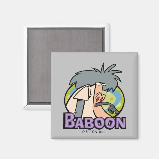 I.R. Baboon Character Abzeichen Magnet (Vorderseite/Rückseite)