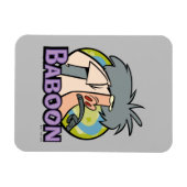 I.R. Baboon Character Abzeichen Magnet (Horizontal)