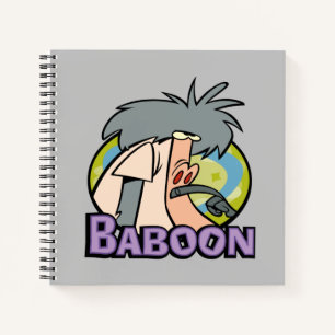 I.R. Baboon Character Abzeichen Notizblock