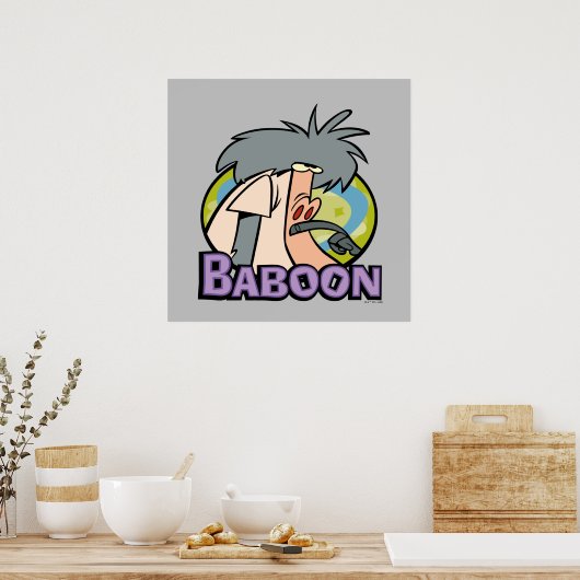 I.R. Baboon Character Abzeichen Poster (Küche)