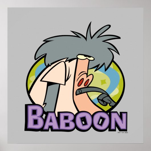 I.R. Baboon Character Abzeichen Poster (Vorne)