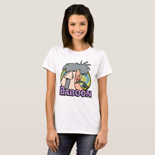 I.R. Baboon Character Abzeichen T-Shirt (Vorne ganz)