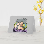 I.R. Baboon Character Badge Karte (Gelbe Blume)