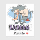 I.R. Baboon Character Graphic Aufkleber (Blatt)