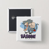I.R. Baboon Character Graphic Button (Vorne & Hinten)