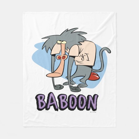 I.R. Baboon Character Graphic Fleecedecke (Vorderseite)
