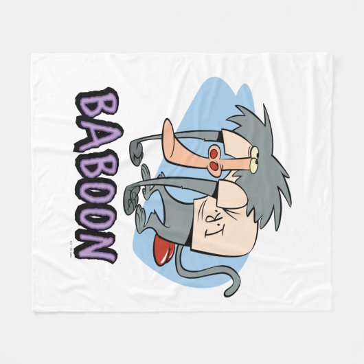 I.R. Baboon Character Graphic Fleecedecke (Vorderseite (Horizontal))