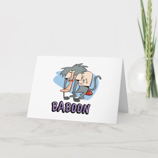 I.R. Baboon Character Graphic Karte (Vorderseite)