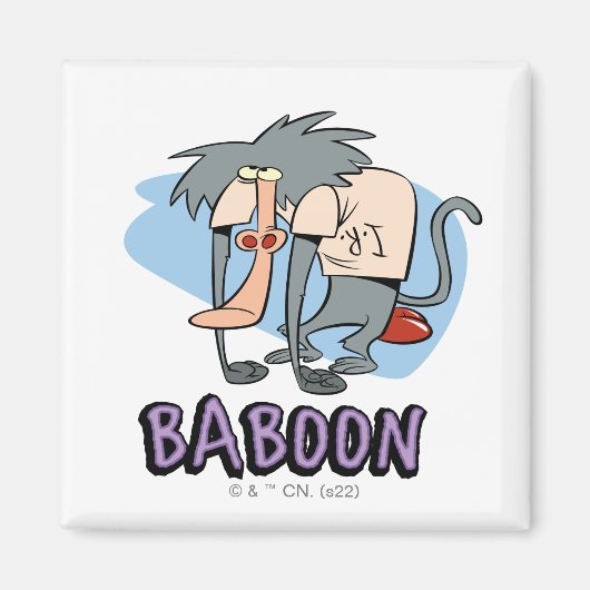 I.R. Baboon Character Graphic Magnet (Vorne)