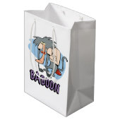 I.R. Baboon Character Graphic Mittlere Geschenktüte (Rückseite Schrägansicht)