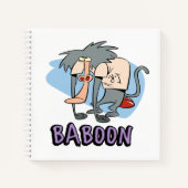 I.R. Baboon Character Graphic Notizblock (Vorderseite)